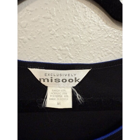 Exclusively Misook fine knit shell / tank sweater Sz Medium - Picture 4 of 6